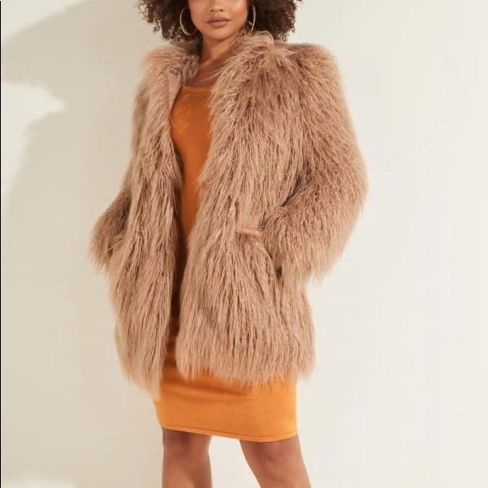 Guess Shaggy Maurizia Coat